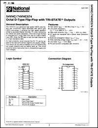Click here to download 74VHC574MSC Datasheet