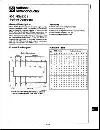 Click here to download 9301DM Datasheet