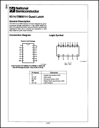 Click here to download 9314PCQR Datasheet