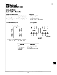 Click here to download DM9321W/883 Datasheet