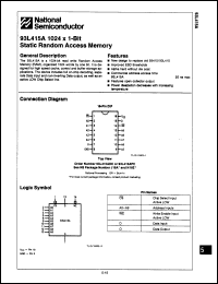 Click here to download 93L415DMQB Datasheet