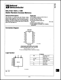 Click here to download 93L415LMQB Datasheet