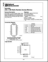 Click here to download 93L422DMQB Datasheet