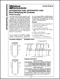 Click here to download AD7520TD/883C Datasheet
