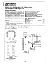 Click here to download ADC0819CCN Datasheet