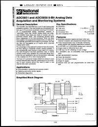 Click here to download ADC0858BMJ Datasheet