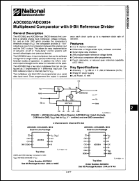 Click here to download ADC0854CCJ/A+ Datasheet