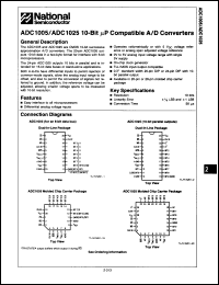 Click here to download ADC1005CCJ1 Datasheet