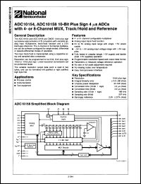 Click here to download ADC10154CIJ Datasheet