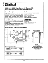 Click here to download ADC1061CMJ/883 Datasheet