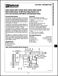 Click here to download ADC12032CIN Datasheet