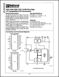 Click here to download ADC1225CCD1 Datasheet
