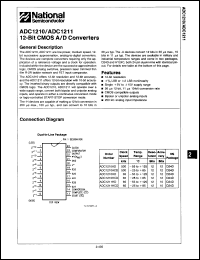 Click here to download ADC1211HCJ Datasheet
