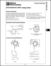 Click here to download AH2114H/883 Datasheet