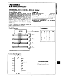 Click here to download CD4008BCN Datasheet
