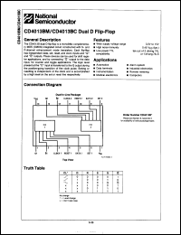 Click here to download CD4013BCN/B+ Datasheet