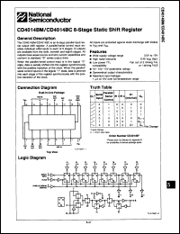 Click here to download CD4014BCJ Datasheet
