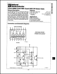 Click here to download CD4019BMW-MIL Datasheet