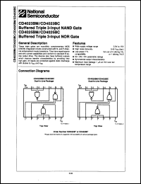 Click here to download CD4023BCJ/A+ Datasheet