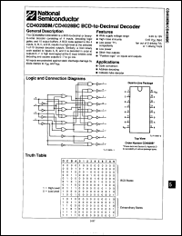 Click here to download CD4028MJ Datasheet