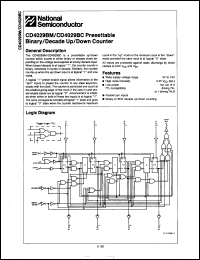 Click here to download CD4029BCJ/A+ Datasheet