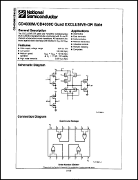Click here to download CD4030MD/883C Datasheet