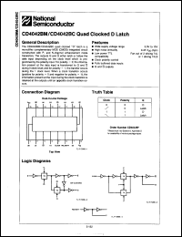 Click here to download CD4042BCN Datasheet