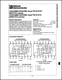 Click here to download CD4043MJ/883B Datasheet