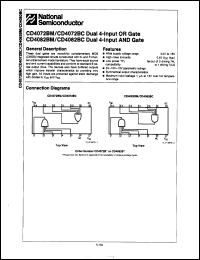 Click here to download CD4082BMW Datasheet