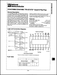 Click here to download CD4076BMW Datasheet