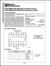 Click here to download CD4510BMJ Datasheet
