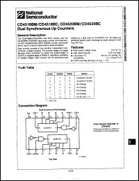 Click here to download CD4520BCWM/A+ Datasheet
