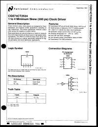 Click here to download CGS74CT2524N Datasheet