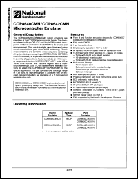 Click here to download COP8640CMHD2 Datasheet