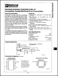 Click here to download DAC0830LD Datasheet