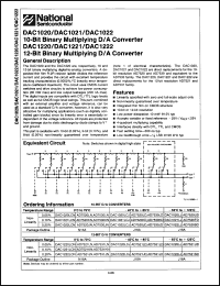 Click here to download DAC1020LCN/A+ Datasheet