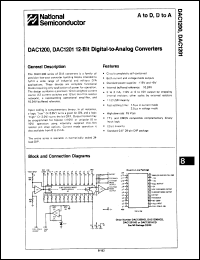 Click here to download DAC1201HCD Datasheet