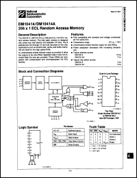 Click here to download DM10414J Datasheet