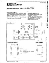 Click here to download DM10416AJ/A+ Datasheet