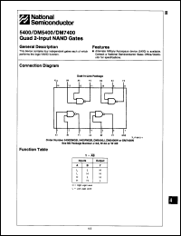 Click here to download DM7400J/A+ Datasheet