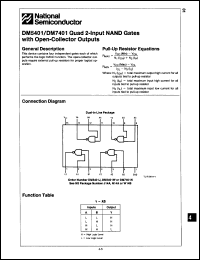 Click here to download DM5401J/883C Datasheet