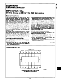Click here to download DM54184W/883C Datasheet