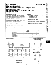 Click here to download DM54L187AW/883 Datasheet