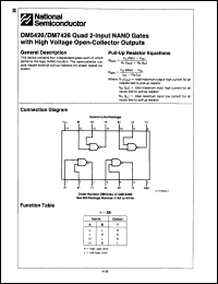 Click here to download DM7426N/B+ Datasheet