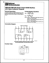 Click here to download DM5438J/883 Datasheet