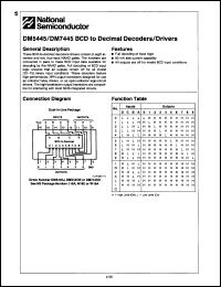 Click here to download DM7445N/A+ Datasheet