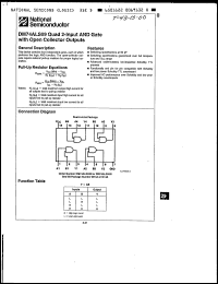 Click here to download DM54ALS09J/883 Datasheet