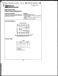 Click here to download DM54ALS1010AJ/883 Datasheet