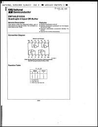 Click here to download DM74ALS1032AM/A+ Datasheet