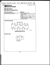 Click here to download DM74ALS1034J/A+ Datasheet